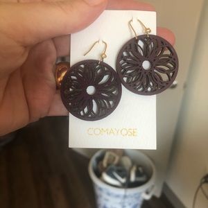 Wooden Japanese Earrings